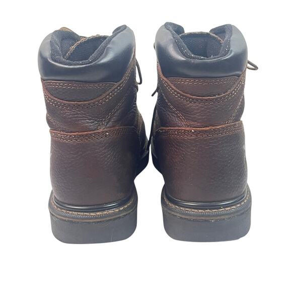 Red Wing Irish Setter Work Boots Mens 7 Brown Leather 83624 Safety Steel Toe - Picture 3 of 10